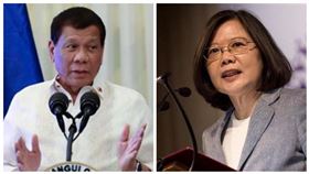翻攝自Rody Duterte臉書、蔡英文臉書