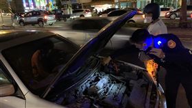 高雄,毛小孩,拋錨,三民第一分局（圖／三民第一分局提供）