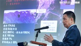空軍司令部督察長黃志偉少將說明有關UH-60M黑鷹直升機失事黑盒子解讀報告。（記者邱榮吉/攝影）