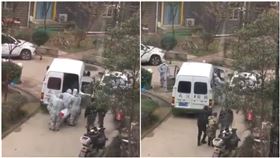 遺體被運屍車載走　母哭喊：我兒啊…（圖／翻攝自推特）