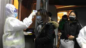 武漢肺炎
（量體溫）
圖／美聯社／達志影像