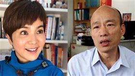 資深媒體人李豔秋、高雄市長韓國瑜（合成圖／資料圖）