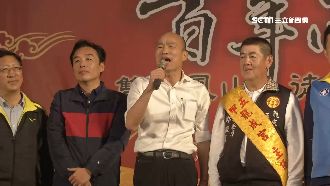 致詞突跳電　韓國瑜躲罷免喊：全力拼