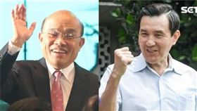 蘇貞昌,馬英九（組合圖／資料照）