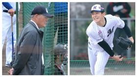 ▲日本知名球評張本勳（左）稱讚千葉羅德隊佐佐木朗希（右）名不虛傳，是一級品。（圖／翻攝自推特）