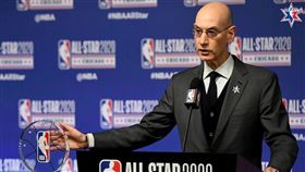 ▲NBA主席席爾瓦（Adam Silver）。（圖／取自推特）