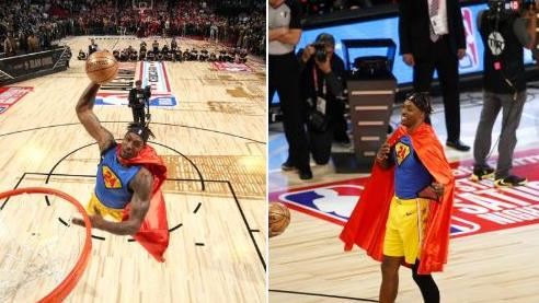 NBA／魔獸灌籃　原是柯比幫披披風