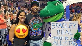 NBA／明星賽遺珠　他放閃爆乳女友
NBA,華盛頓巫師,Bradley Beal,全明星賽,女友,爆乳
翻攝自推特