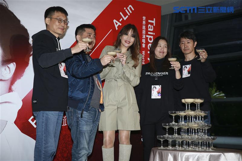 A Lin旅課世界巡迴演唱會慶功宴。（圖／記者林士傑攝影）