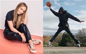 Coach代言人珍妮佛羅培茲（Jennifer Lopez）及麥可B喬丹（Michael B. Jordan）為全新CitySole 運動鞋款系列拍攝形象照。（圖／品牌提供）