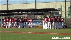 ▲樂天Rakuten桃猿春訓到燕巢練習比賽。（圖／記者蕭保祥攝影）