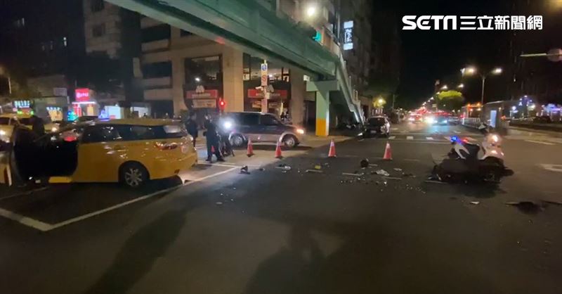 違法開小黃違規左轉　害騎士車禍命危