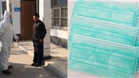 武漢肺炎》不戴口罩出門 河南村民遭綁在牆柱上教訓　圖／微博