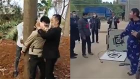 中國防疫（組合圖／翻攝自微博）