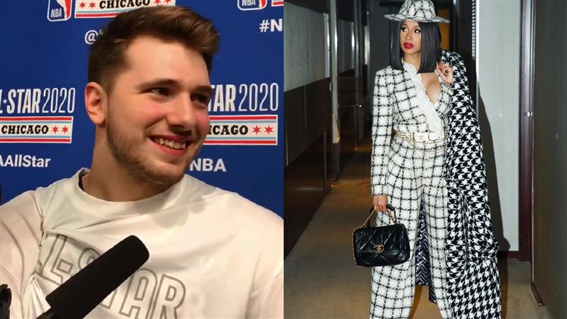 NBA／明星賽偷瞄女星　東契奇臉紅