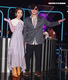 蕭煌奇、LULU今（18日）出席台語歌唱綜藝《上奅台灣歌》開播記者會。圖／記者邱榮吉攝影