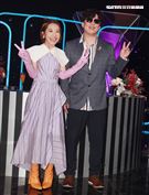 蕭煌奇、LULU主持華視全新台語歌唱綜藝「上奅台灣歌」開播記者會。（記者邱榮吉/攝影）