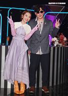 蕭煌奇、LULU主持華視全新台語歌唱綜藝「上奅台灣歌」開播記者會。（記者邱榮吉/攝影）