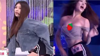 高校正妹狂震頭燈　火辣脫衣燃炸全場