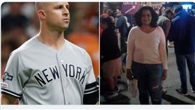 ▲賈納德與瘋狂女粉絲。（圖／翻攝自推特）