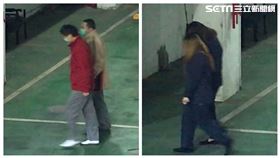 潤寅詐貸案，楊文虎父女搭乘同一班囚車抵達台北地方法院。（圖／記者楊佩琪攝）