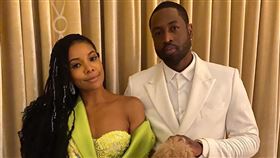 Dwyane Wade與妻子Gabrielle Union。（圖／翻攝自Wade IG）