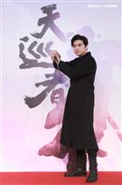 賀軍翔演出三立新華劇「天巡者」飾演驅魔真君鍾馗（鍾正南）。（記者邱榮吉/攝影）
