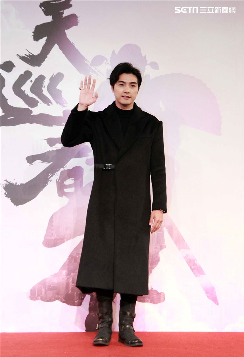 賀軍翔演出三立新華劇「天巡者」飾演驅魔真君鍾馗（鍾正南）。（記者邱榮吉/攝影）