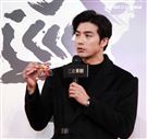 賀軍翔演出三立新華劇「天巡者」飾演驅魔真君鍾馗（鍾正南）。（記者邱榮吉/攝影）