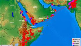 東非正遭嚴重蝗災，大批蝗蟲目前已經來到烏干達和坦尚尼亞，這場蝗害是近幾十年來最嚴重。圖為2020年1月情形。（圖取自聯合國糧農組織網頁fao.org）
