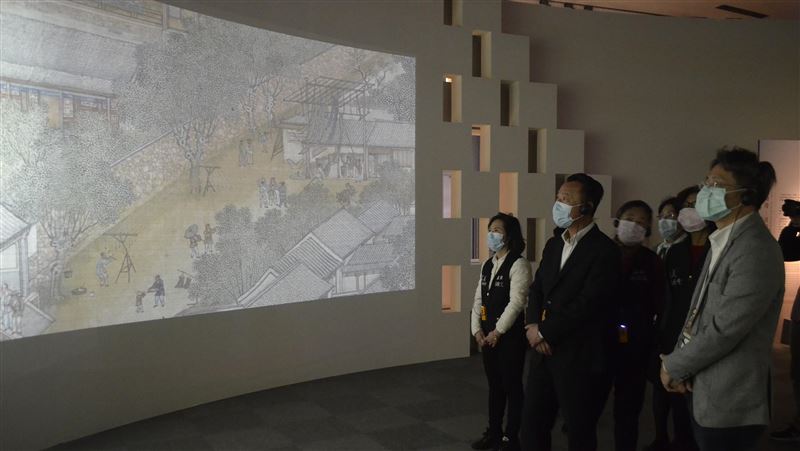 支持故宮南院　翁章梁看清明上河圖