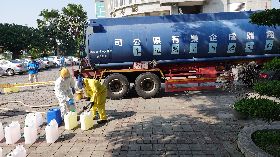 協助雲林縣府防疫　台塑消毒水專車出動