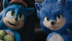 音速小子合成圖。（圖／翻攝自左環球影城、右IMBD）