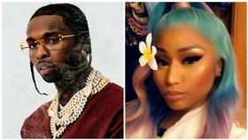 美國饒舌歌手Pop Smoke遭到槍殺。（圖／翻攝自Pop Smoke臉書、Nicki Minaj IG）