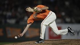 ▲巨人低肩側投羅傑斯（Tyler Rogers）2020年球季備受期待。（圖／美聯社／達志影像）