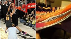 ▲戈登在灌籃大賽的球鞋。（圖／361°提供）