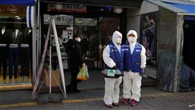 南韓,武漢肺炎,冠狀病毒,口罩,感冒,新冠肺炎。（圖／路透社／達志影像）