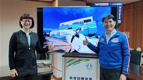 ▲體育署長高俊雄（右）。（圖／記者林辰彥攝影）