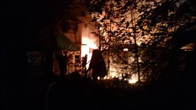 台北市,大同區,火災,大火,台鐵宿舍（圖／翻攝畫面）