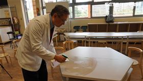 開學防疫進階！配送645萬口罩　醫師到校教童洗手7字訣（記者花芸曦攝影）