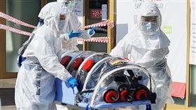 南韓一天暴增31例武漢肺炎確診案例，南韓政府20日上午宣布，新型冠狀病毒已經脫離防疫網控制，進入社區傳播階段。（韓聯社提供）
