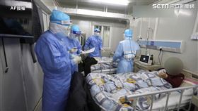 火神山醫院內部。(圖/AP授權)