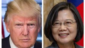 川普 蔡英文（組合圖，翻攝臉書）