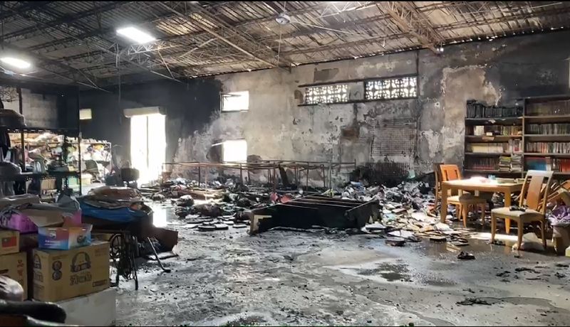 天主堂回收場火災　神父忍淚復原