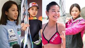 日本美女運動員十大排行榜皆有明星臉。（圖／翻攝自Instagram）