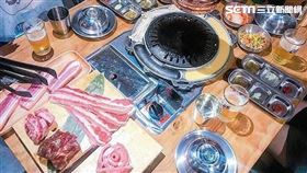 板橋韓式烤肉店，口味道地，老闆娘D奶長腿細腰更是火辣。