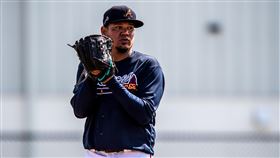 ▲『國王』赫南德茲（Felix Hernandez）轉戰勇士春訓初登板2局飆2K。（圖／翻攝自MLB推特）