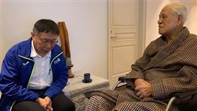 柯文哲見李登輝（翻攝柯文哲臉書）