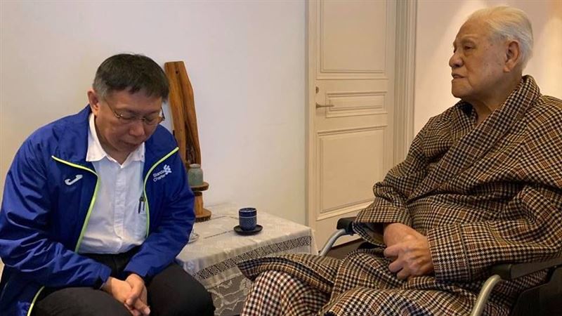 柯文哲三度拜訪　李登輝建議別亂講話
