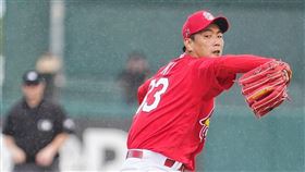 聖路易紅雀韓國投手金廣鉉。（圖／翻攝自紅雀隊推特）